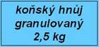koňský hnůj granulovaný 2,5kg