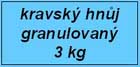 kravský hnůj granulovaný 3kg